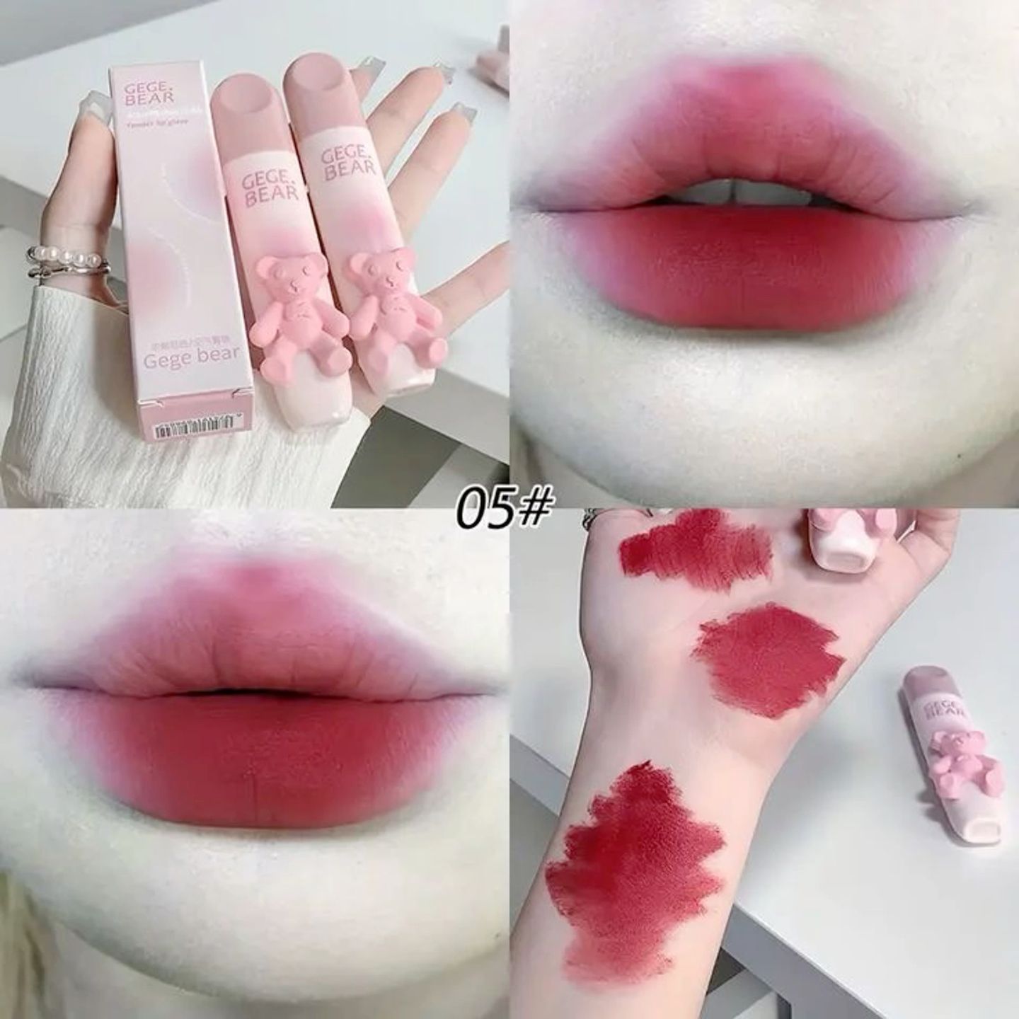 رژ مایع مخملی کد پنج